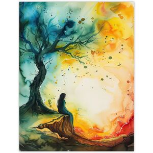 Artery8 Magician Forest Misty Rainbow Sunrise Concept Art Wall Art Print Size: W12" x H16" Multicolor W12" x H16" Artery8 Magician Forest Misty Rainbow Sunrise Concept Art Wall Art Print Size: W12" x H16" Multicolor W12" x H16"