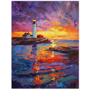 Artery8 Seaside Sunset St Mary's Lighthouse Whitley Bay Wall Art Print Size: W12" x H16" Multicolor W12" x H16" Artery8 Seaside Sunset St Mary's Lighthouse Whitley Bay Wall Art Print Size: W12" x H16" Multicolor W12" x H16"