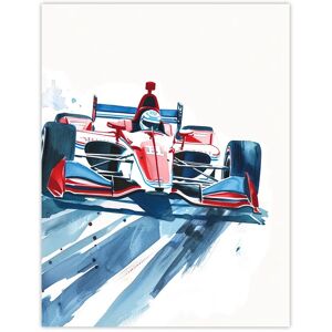 Artery8 Sport Red Race Car Motorsport Racing Wall Art Print Size: W12" x H16" Red W12" x H16" Artery8 Sport Red Race Car Motorsport Racing Wall Art Print Size: W12" x H16" Red W12" x H16"