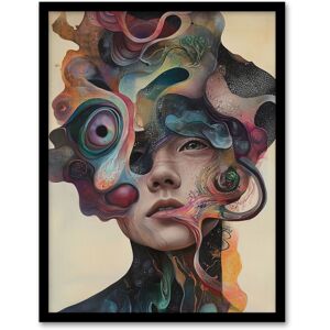 Artery8 God Is A Woman Abstract Fantasy Concept Art Framed Art Print Size: W12" x H16" Multicolor W12" x H16" Artery8 God Is A Woman Abstract Fantasy Concept Art Framed Art Print Size: W12" x H16" Multicolor W12" x H16"