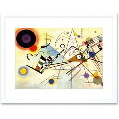 Artery8 - Wassili Kandinsky - 12x16 - White - Art Print Artery8 - Wassili Kandinsky - 12x16 - White - Art Print
