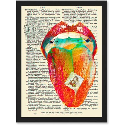 Artery8 - Acid LSD Dictionary Page - Art Print Artery8 - Acid LSD Dictionary Page - Art Print