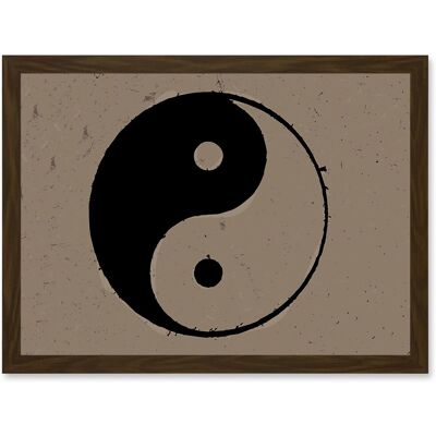 Artery8 - Taoist Philosophy Yin Yang - Black White - A4 - Wall Art Print Artery8 - Taoist Philosophy Yin Yang - Black White - A4 - Wall Art Print