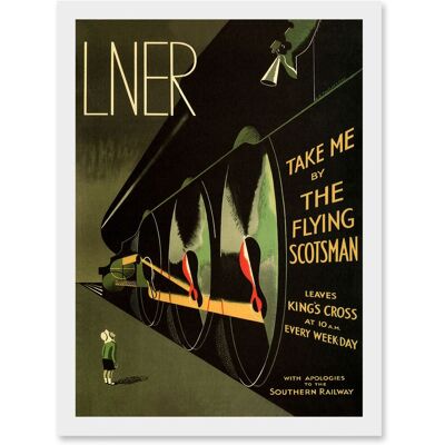 Artery8 - LNER Flying Scotsman - Wall Art Print Artery8 - LNER Flying Scotsman - Wall Art Print
