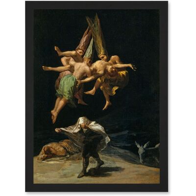 Artery8 - Francisco Goya - The Witches Flight - Framed Print Artery8 - Francisco Goya - The Witches Flight - Framed Print