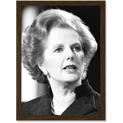 Artery8 - Margaret Thatcher Prime Minister Britain UK - brown - A4 - Wall Art Print Artery8 - Margaret Thatcher Prime Minister Britain UK - brown - A4 - Wall Art Print