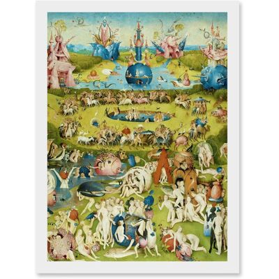 Artery8 - Hieronymus Bosch Garden Earthly Delights - White Artery8 - Hieronymus Bosch Garden Earthly Delights - White