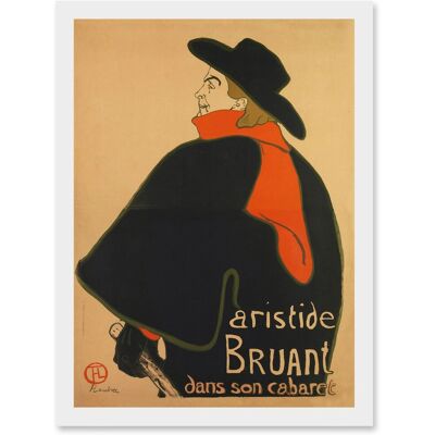 Artery8 - Toulouse Lautrec Aristide Bruant In His Cabaret Artery8 - Toulouse Lautrec Aristide Bruant In His Cabaret