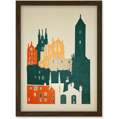 Artery8 - Edinburgh Old Town - Wall Art Print Artery8 - Edinburgh Old Town - Wall Art Print