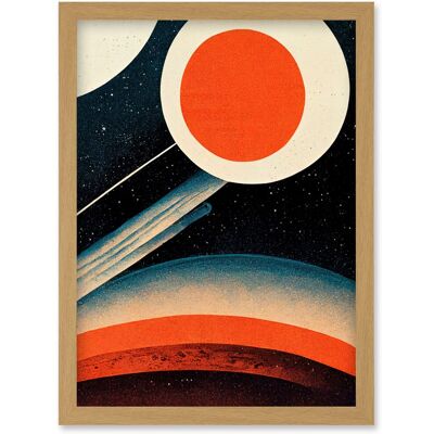 Artery8 - Retro Boho Space Starscape - Wall Art Artery8 - Retro Boho Space Starscape - Wall Art