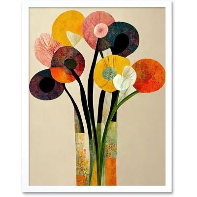 Artery8 - Spring Flowers - Floral Bouquet - Abstract Vase - Wall Art Print Artery8 - Spring Flowers - Floral Bouquet - Abstract Vase - Wall Art Print