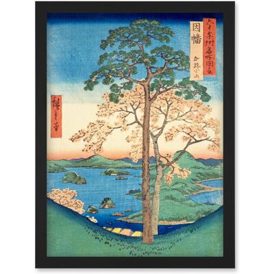 Artery8 - Karo Inaba Hiroshige - Black - Wall Art Print Artery8 - Karo Inaba Hiroshige - Black - Wall Art Print