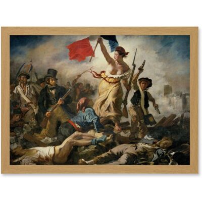 Artery8 - Liberty Leading the People - Oak Frame - Print Artery8 - Liberty Leading the People - Oak Frame - Print