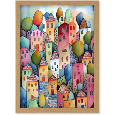 Artery8 - Village On The Hill Cobble Streets - Light Oak Artery8 - Village On The Hill Cobble Streets - Light Oak