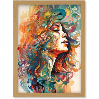 Artery8 - Iris Goddess of Rainbows - Multicoloured - Wall Art Artery8 - Iris Goddess of Rainbows - Multicoloured - Wall Art