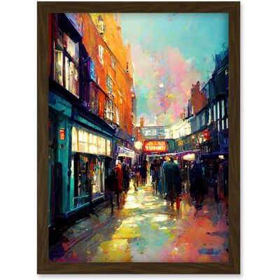 Artery8 - Carnaby Street London - Bright - A4 - Wall Art Artery8 - Carnaby Street London - Bright - A4 - Wall Art