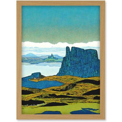 Artery8 - Storr Skye Landscape - Framed Wall Art Artery8 - Storr Skye Landscape - Framed Wall Art