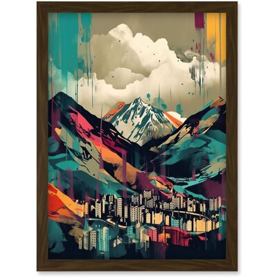 Artery8 - Ben Nevis and Fort William - brown - A4 - Art Artery8 - Ben Nevis and Fort William - brown - A4 - Art