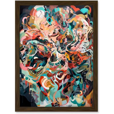 Artery8 - Henri Matisse Inspired Shapes - Framed Wall Art Artery8 - Henri Matisse Inspired Shapes - Framed Wall Art