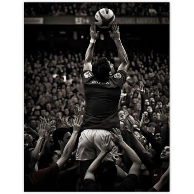 Artery8 Wall Art Print Rugby Lineout Catch Action Photo Black White Sport Artwork Poster Size: W24" x H32" Black W24" x H32" Artery8 Wall Art Print Rugby Lineout Catch Action Photo Black White Sport Artwork Poster Size: W24" x H32" Black W24" x H32"