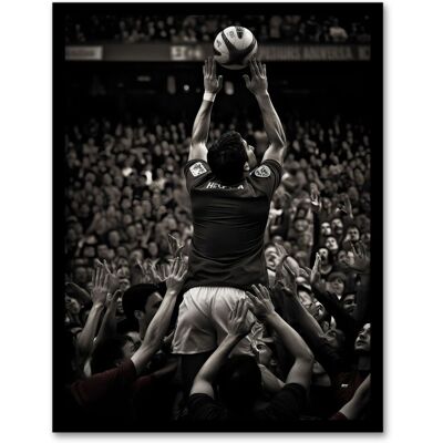 Artery8 Wall Art Print Rugby Lineout Catch Action Photo Black White Sport Artwork Art Framed Size: W12" x H16" Black W12" x H16" Artery8 Wall Art Print Rugby Lineout Catch Action Photo Black White Sport Artwork Art Framed Size: W12" x H16" Black W12" x H16"