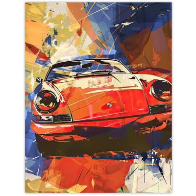 Artery8 Red Sports Car Design Racing Racecar Painting Wall Art Print Size: W24" x H32" Red W24" x H32" Artery8 Red Sports Car Design Racing Racecar Painting Wall Art Print Size: W24" x H32" Red W24" x H32"