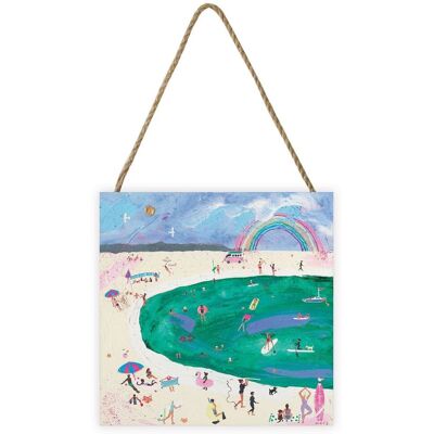 Mary Donald Days Like These Wooden Block Multicolor Mary Donald Days Like These Wooden Block Multicolor