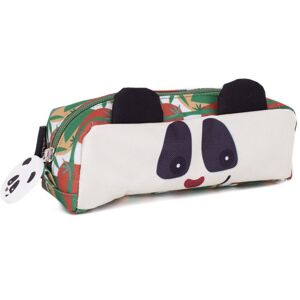 Les Deglingos 1-Zip Animal Face Pencil Case - Rototos the Panda Multicolor Les Deglingos 1-Zip Animal Face Pencil Case - Rototos the Panda Multicolor