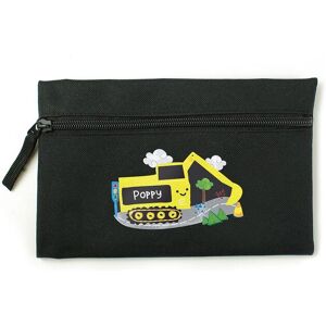 Personalised Memento Company Men's Personalised Digger Black Pencil Case Black Personalised Memento Company Men's Personalised Digger Black Pencil Case Black
