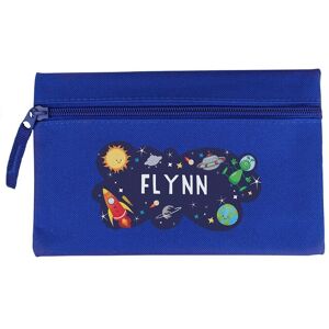 Personalised Memento Company Men's Personalised Space Blue Pencil Case in Navy Navy Personalised Memento Company Men's Personalised Space Blue Pencil Case in Navy Navy