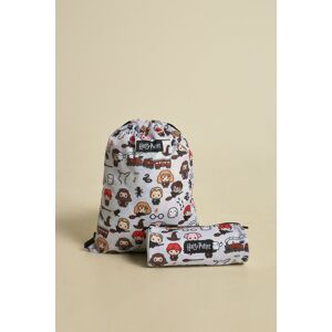 Brand Threads Harrpy Potter Nylon Bag & Pencil Case Set Multicolor One Size Brand Threads Harrpy Potter Nylon Bag & Pencil Case Set Multicolor One Size