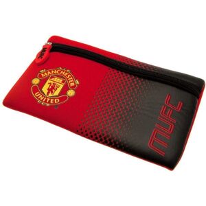 Manchester United FC Faded Pencil Case in Red Red One Size Manchester United FC Faded Pencil Case in Red Red One Size