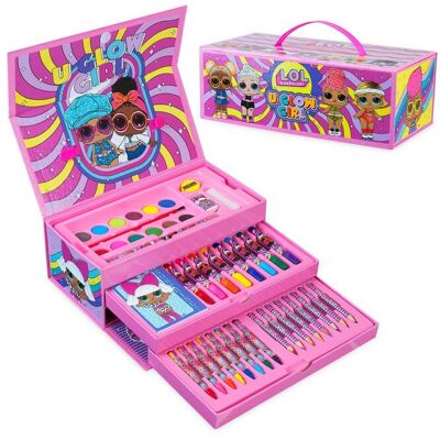 L.O.L. Surprise! Art Set - Craft Supplies for Kids with 40+ Pieces L.O.L. Surprise! Art Set - Craft Supplies for Kids with 40+ Pieces