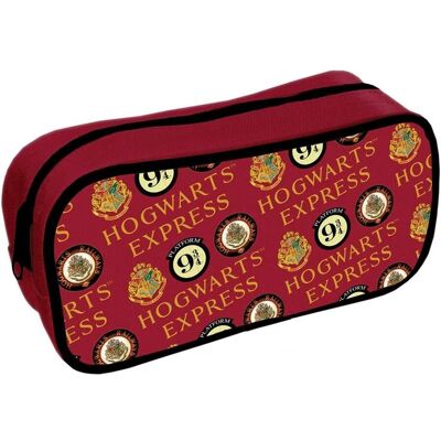 Harry Potter Platform 9 3/4 Pencil Case - Rectangular, Hogwarts Crest, Zipper - One Size Harry Potter Platform 9 3/4 Pencil Case - Rectangular, Hogwarts Crest, Zipper - One Size