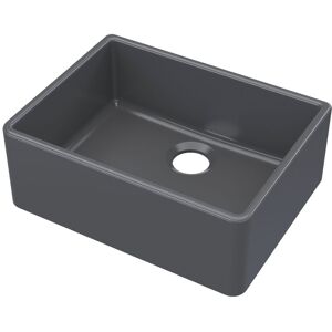 Balterley Fireclay Kitchen Single Bowl Butler Sink - 595mm - Soft Black Balterley Fireclay Kitchen Single Bowl Butler Sink - 595mm - Soft Black