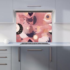 Warren Reed - Designer Abstract Red Pink Pattern Kitchen Splashback Size: 600mm x 600mm Pink 600mm x 600mm Warren Reed - Designer Abstract Red Pink Pattern Kitchen Splashback Size: 600mm x 600mm Pink 600mm x 600mm