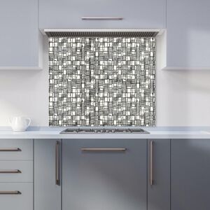 Warren Reed - Designer Irregular Sketched Block Textured Kitchen Splashback in Grey Size: 600mm x 750mm Grey 600mm x 750mm Warren Reed - Designer Irregular Sketched Block Textured Kitchen Splashback in Grey Size: 600mm x 750mm Grey 600mm x 750mm