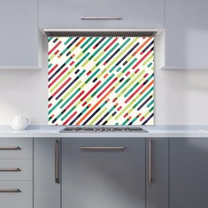 Warren Reed - Designer Coloured Diagonal Abstract Pattern Kitchen Splashback in Green Size: 700mm x 650mm Green 700mm x 650mm Warren Reed - Designer Coloured Diagonal Abstract Pattern Kitchen Splashback in Green Size: 700mm x 650mm Green 700mm x 650mm