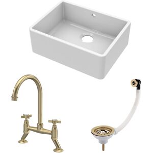 Balterley Fireclay Kitchen Bundle - Single Bowl Butler Sink - Kitchen Sink Balterley Fireclay Kitchen Bundle - Single Bowl Butler Sink - Kitchen Sink
