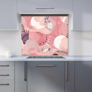 Warren Reed - Designer Abstract Pink White Kitchen Splashback Size: 700mm x 750mm Pink 700mm x 750mm Warren Reed - Designer Abstract Pink White Kitchen Splashback Size: 700mm x 750mm Pink 700mm x 750mm