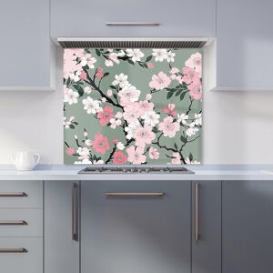 Warren Reed - Designer Pink Floral Abstract Pattern Kitchen Splashback Size: 700mm x 750mm Pink 700mm x 750mm Warren Reed - Designer Pink Floral Abstract Pattern Kitchen Splashback Size: 700mm x 750mm Pink 700mm x 750mm
