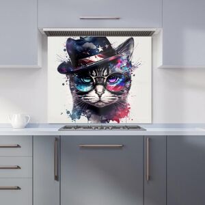 Warren Reed - Designer American Shorthair Cat Face Splashart Kitchen Splashback Size: 600mm x 750mm Multicolor 600mm x 750mm Warren Reed - Designer American Shorthair Cat Face Splashart Kitchen Splashback Size: 600mm x 750mm Multicolor 600mm x 750mm