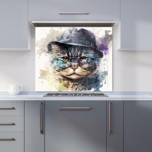 Warren Reed - Designer Selkirk Rex Cat Splashart Kitchen Splashback Size: 600mm x 750mm Multicolor 600mm x 750mm Warren Reed - Designer Selkirk Rex Cat Splashart Kitchen Splashback Size: 600mm x 750mm Multicolor 600mm x 750mm