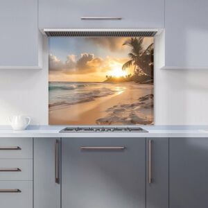 Warren Reed - Designer Sunrise In Paradise Kitchen Splashback Size: 600mm x 750mm Multicolor 600mm x 750mm Warren Reed - Designer Sunrise In Paradise Kitchen Splashback Size: 600mm x 750mm Multicolor 600mm x 750mm