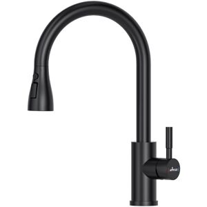 Appaso Black Kitchen Tap with Pull Out Spray, 3 Spray Modes Black Appaso Black Kitchen Tap with Pull Out Spray, 3 Spray Modes Black