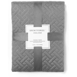 Brentfords Geo Pinsonic Blanket Throw Quilted Bedspread