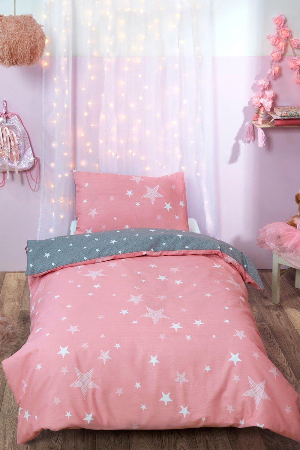 Dreamscene Stars Duvet Cover with Pillowcase Bedding Set