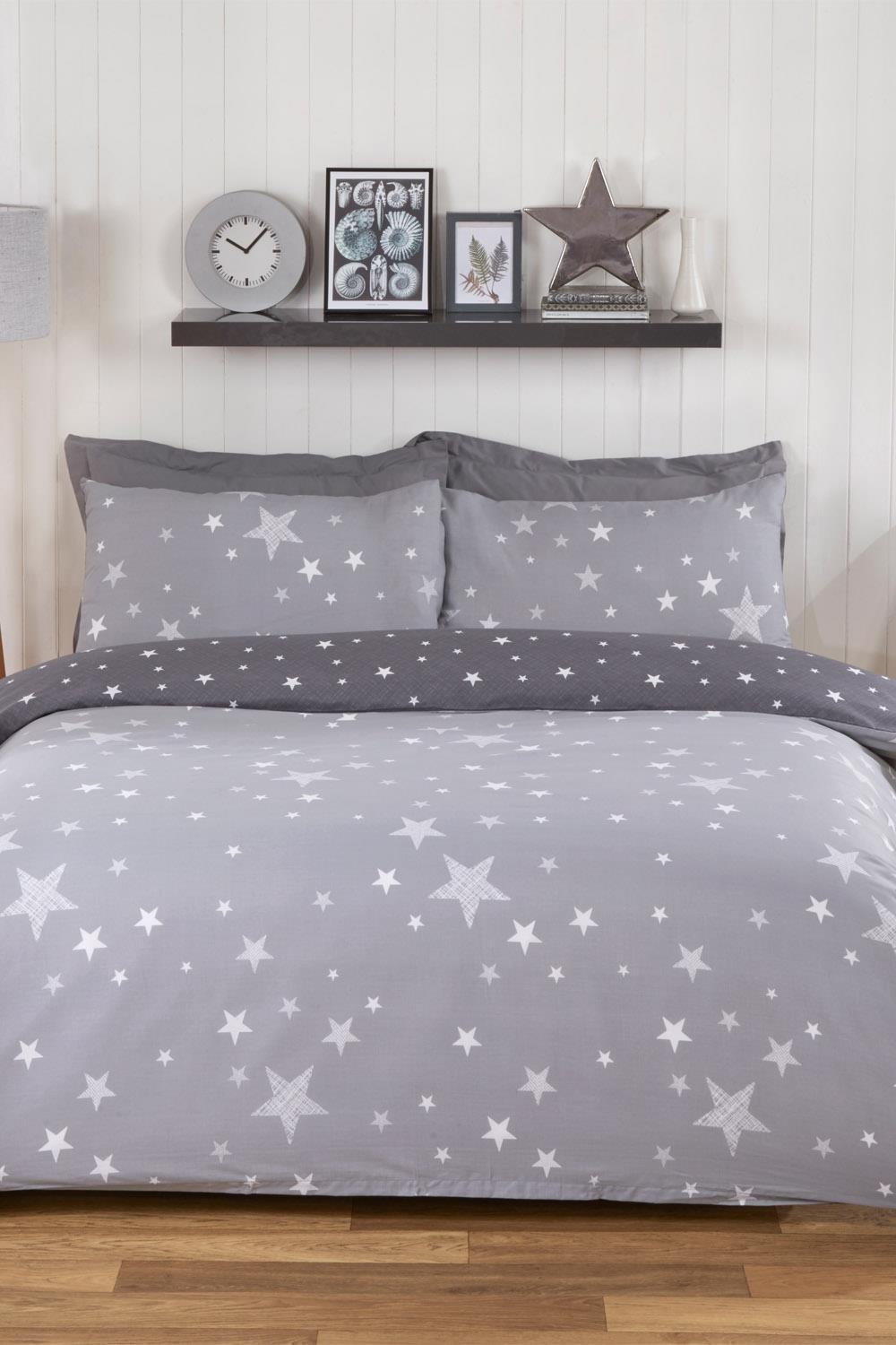 Dreamscene Stars Duvet Cover with Pillowcase Bedding Set