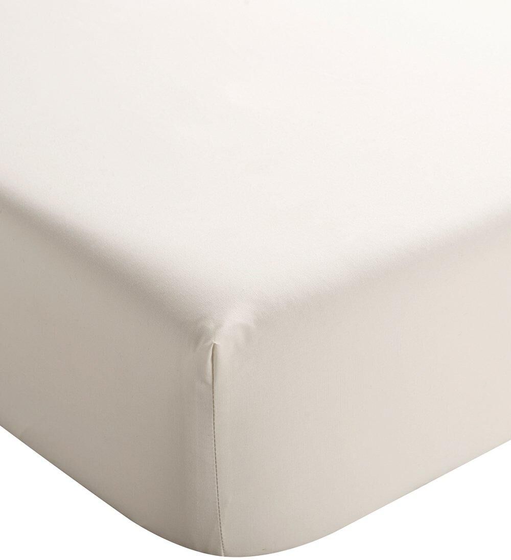 Christy 400TC Luxury Cotton Sateen Plain Dye Bedding Fitted Sheets