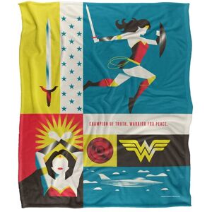 Warner Bros. Wonder Woman Icons Silky Touch Super Soft Throw Blanket 152 X 127 cm in White White 152 X 127 cm Warner Bros. Wonder Woman Icons Silky Touch Super Soft Throw Blanket 152 X 127 cm in White White 152 X 127 cm